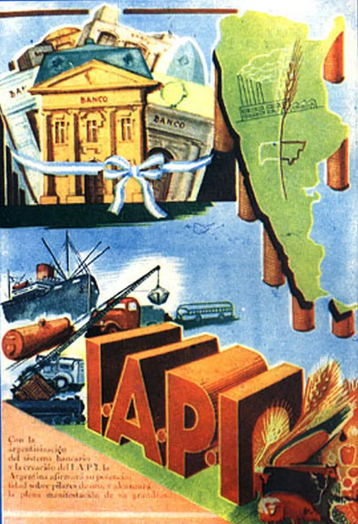 Afiches sobre el IAPI del peronismo clásico