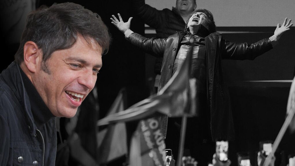 Axel rie, Milei le llora a las fuerzas del Cielo