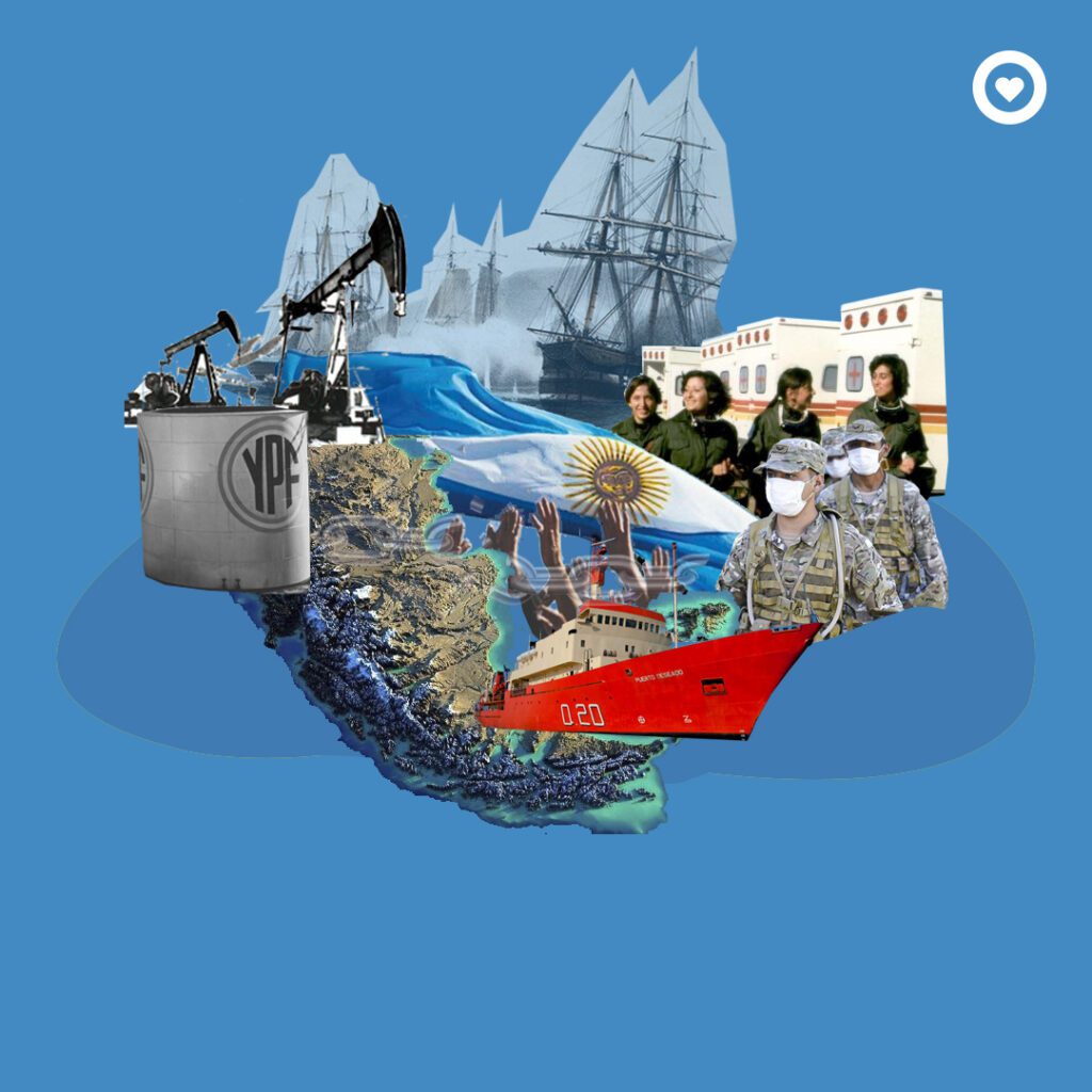 Imágenes sobre la soberanía argentina