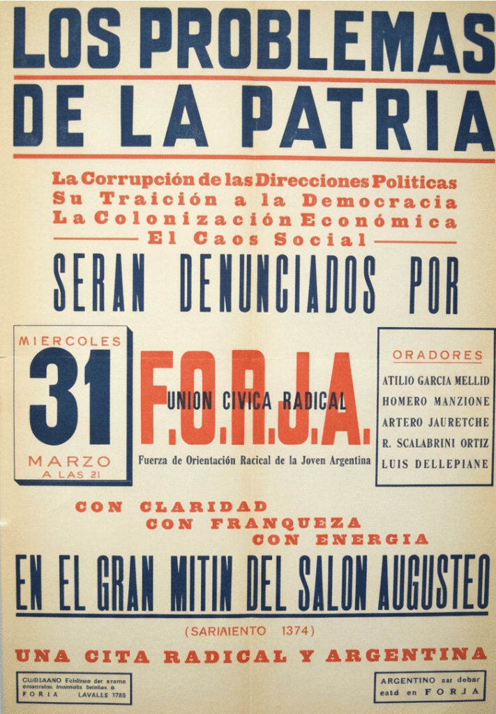 Afiche de FORJA