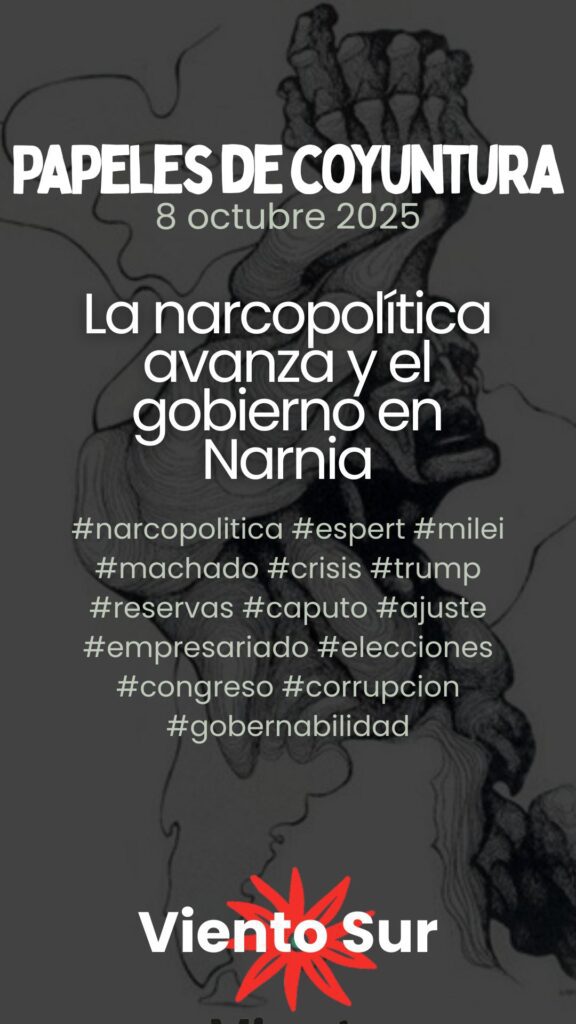 Flyer de Papeles de coyuntura del 8 de octubre de 2025