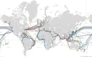Mapa de cables submarinos de internet